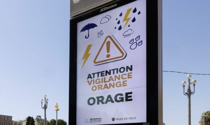 Trois départements en vigilance orange pour des risques liés aux orages